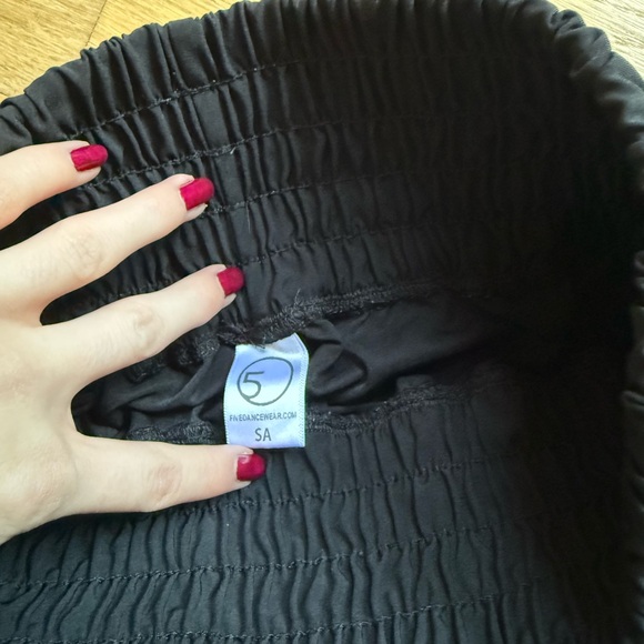 Five Dancewear Black Track Pants Size SA - Picture 2 of 5